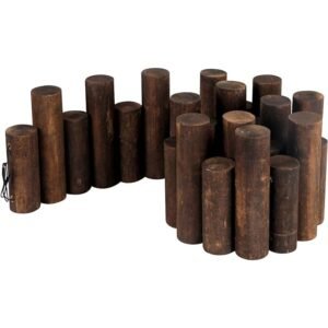 Wooden Short Fence Border - 6.5 in. H x 47 in.